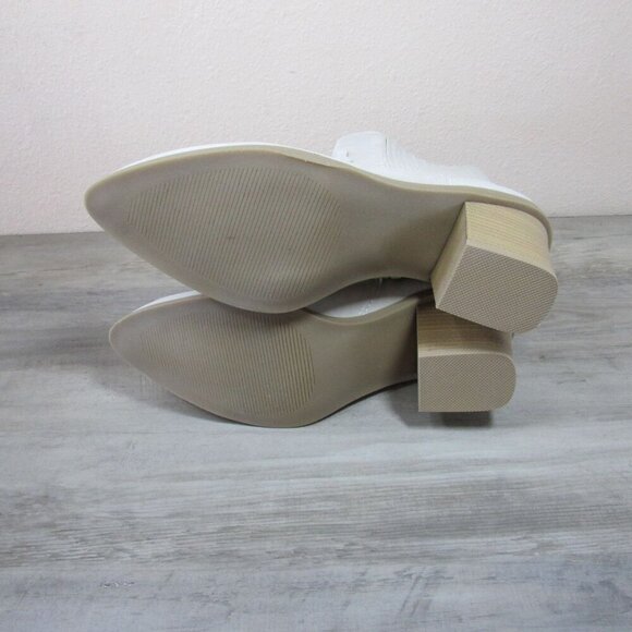 Lauren Conrad Women's 9.5 Verdana Heeled Ankle Boots - Ivory - Picture 5 of 5